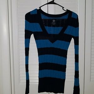 Blue stripe long sleeve